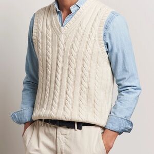 BNWT POLO RALPH LAUREN Cable Knit Sweater Vest
